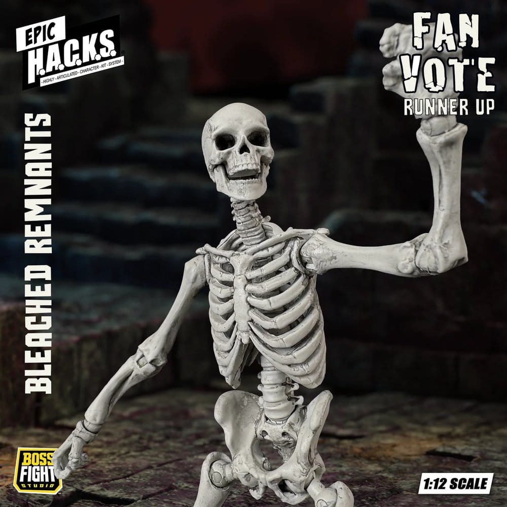 🧪 LAB | PREORDINE+ 06/2027 EPIC H.A.C.K.S. Action Figure 1/12 Skeleton Blank Bleached Remnants