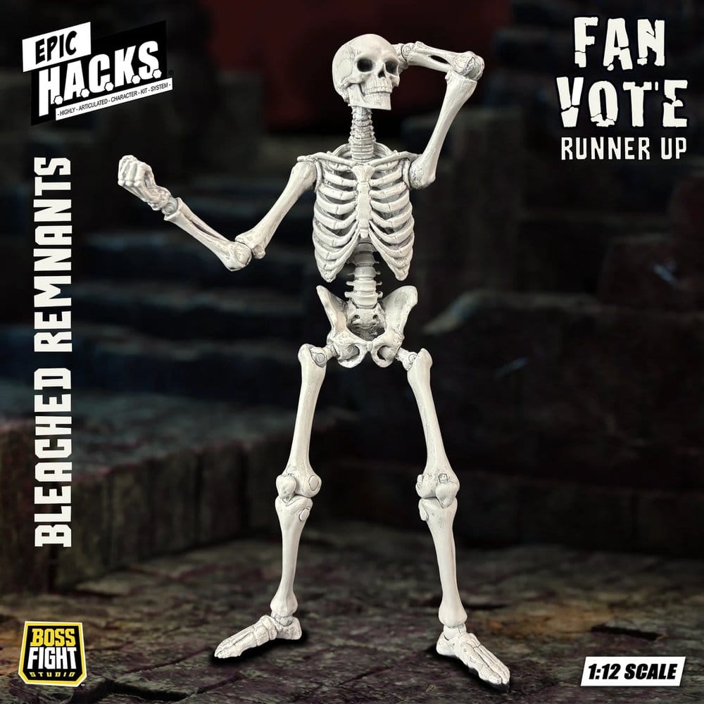 🧪 LAB | PREORDINE+ 06/2027 EPIC H.A.C.K.S. Action Figure 1/12 Skeleton Blank Bleached Remnants