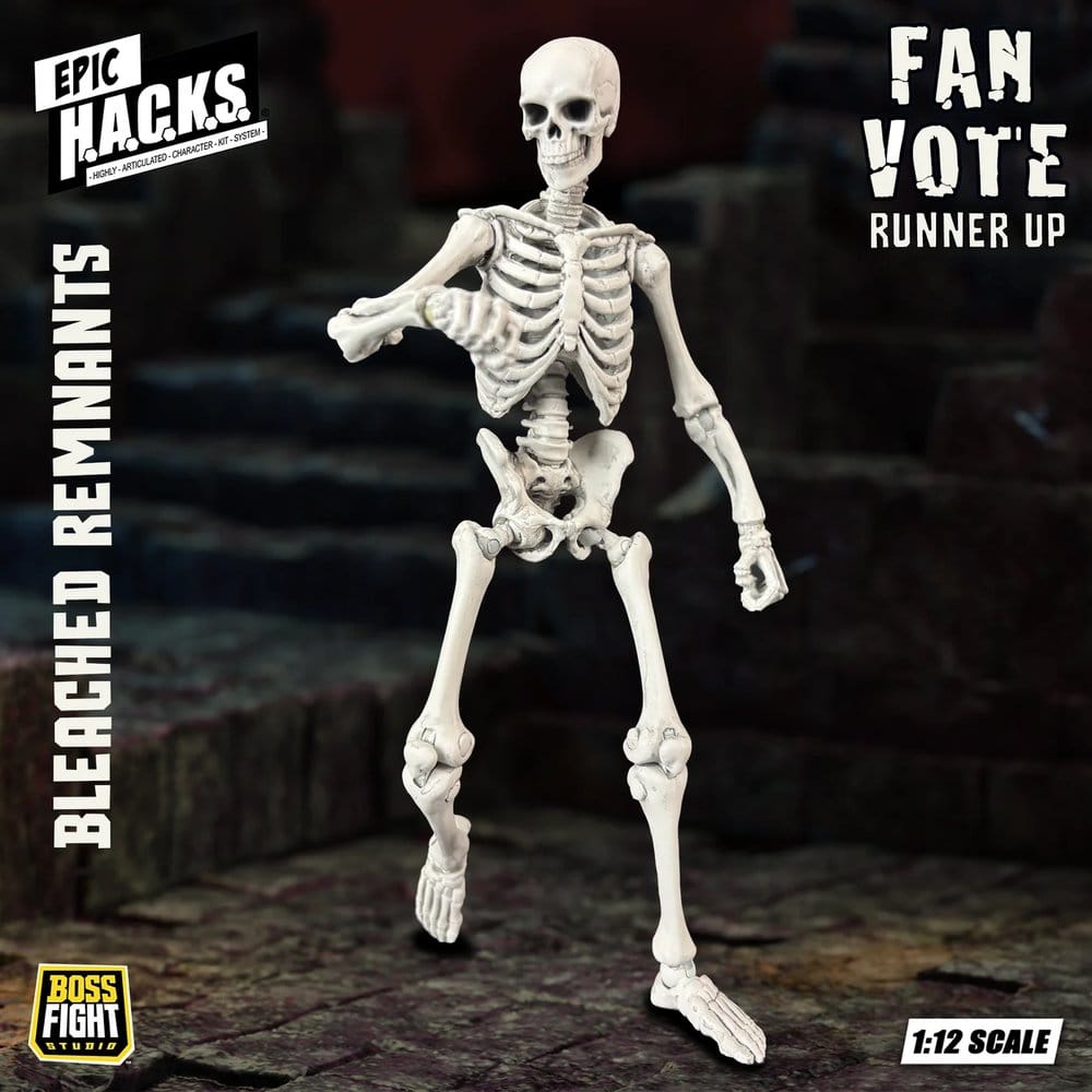 🧪 LAB | PREORDINE+ 06/2027 EPIC H.A.C.K.S. Action Figure 1/12 Skeleton Blank Bleached Remnants