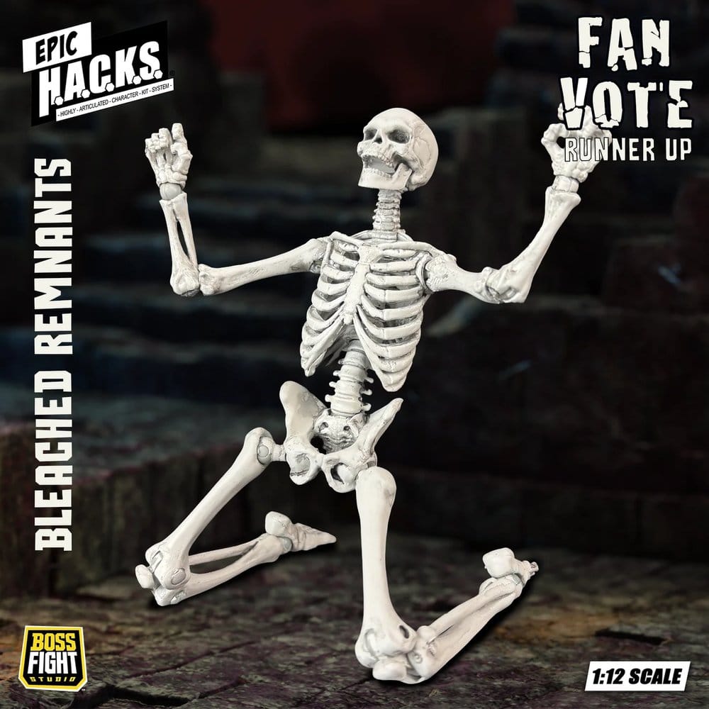 🧪 LAB | PREORDINE+ 06/2027 EPIC H.A.C.K.S. Action Figure 1/12 Skeleton Blank Bleached Remnants