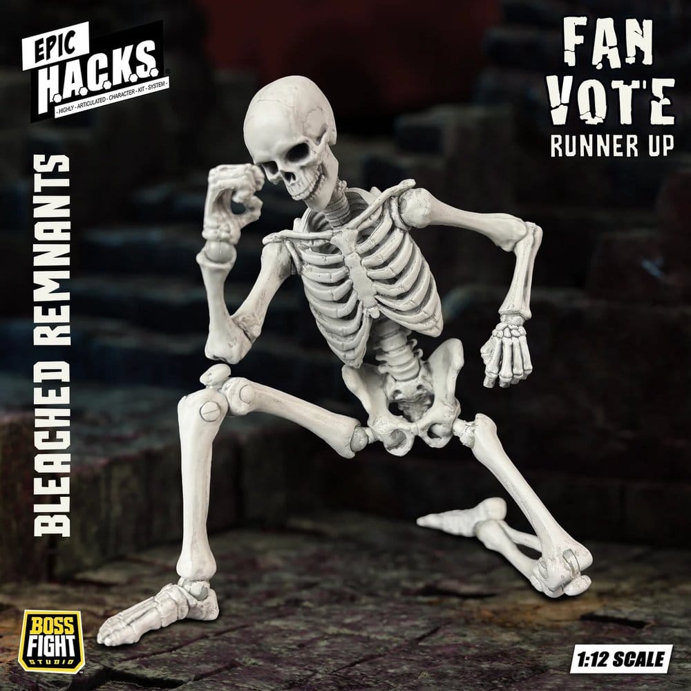 🧪 LAB | PREORDINE+ 06/2027 EPIC H.A.C.K.S. Action Figure 1/12 Skeleton Blank Bleached Remnants