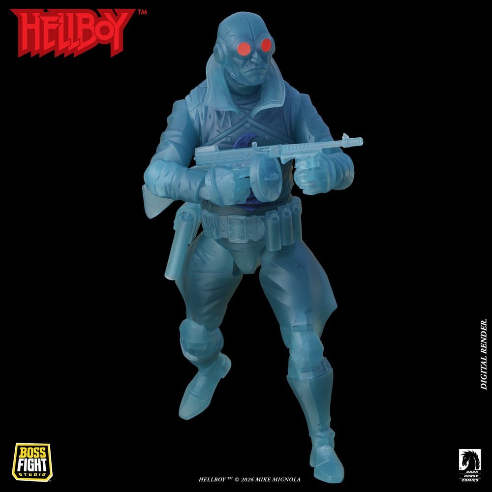 🧪 LAB | PREORDINE+ 06/2027 Lobster Johnson 1/12 Action Figure The Ghost of Lobster Johnson (Limited Edition) heo exclusive 17 cm