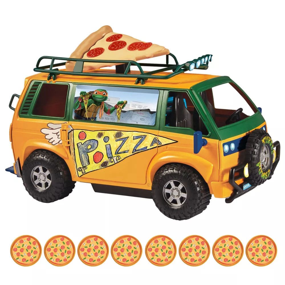 Teenage Mutant Ninja Turtles: Mutant Mayhem Vehicle Pizzafire Van 20 cm SOLD OUT