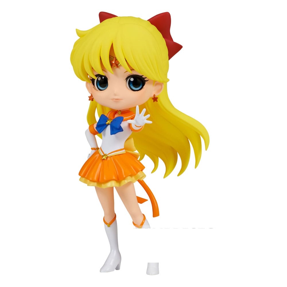 PREORDINE+ CHIUSO CJ Pretty Guardian Sailor Moon Cosmos The Movie Q Posket PVC Statue Eternal Sailor Venus (Ver. A) 14 cm