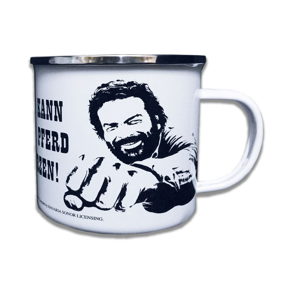 SU ORDINAZIONE Bud Spencer Enamel Mug Pferd Faust