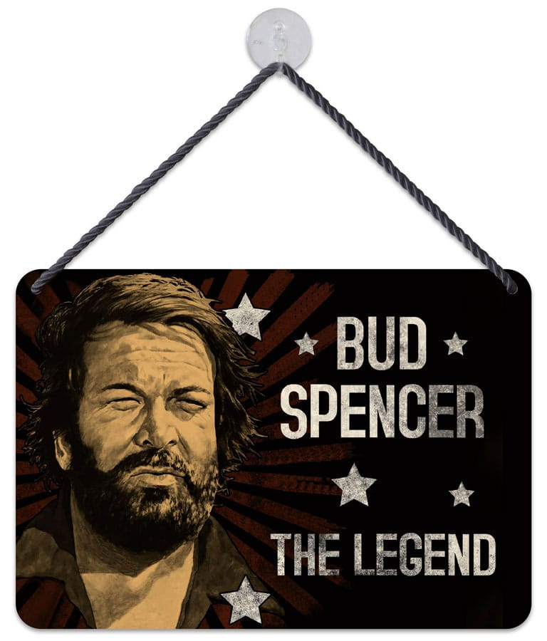 SU ORDINAZIONE Bud Spencer Tin Sign The Legend 16,5 x 11,5 cm *PREZZO SPECIALE*