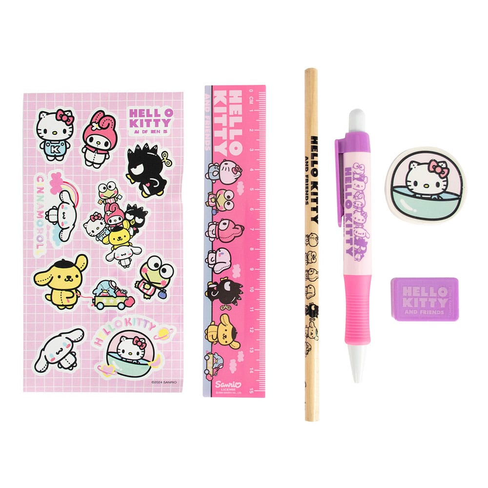 SU ORDINAZIONE Sanrio Stationery Set 6-Pack Hello Kitty