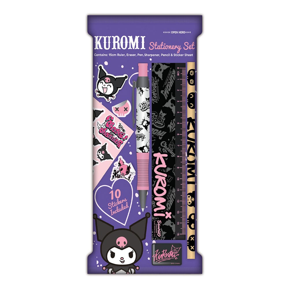 SU ORDINAZIONE Sanrio Stationery Set 6-Pack Kuromi