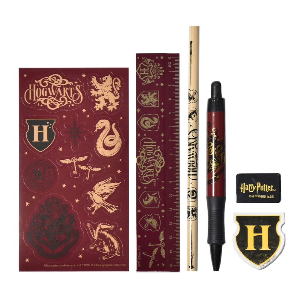 SU ORDINAZIONE Harry Potter Stationery Set 6-Pack Magical Locations