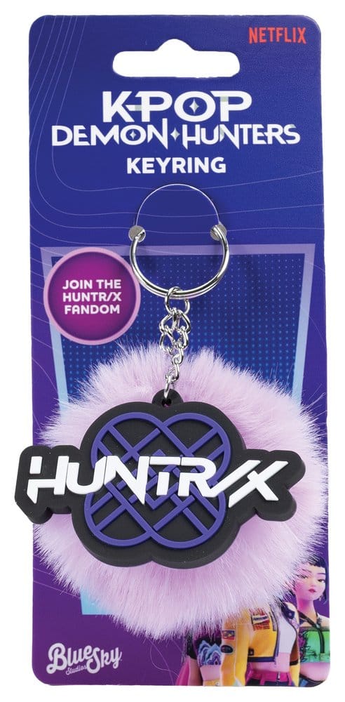 🧪 LAB | SU ORDINAZIONE KPop Demon Hunters Pom Pom Keychain Huntr/x