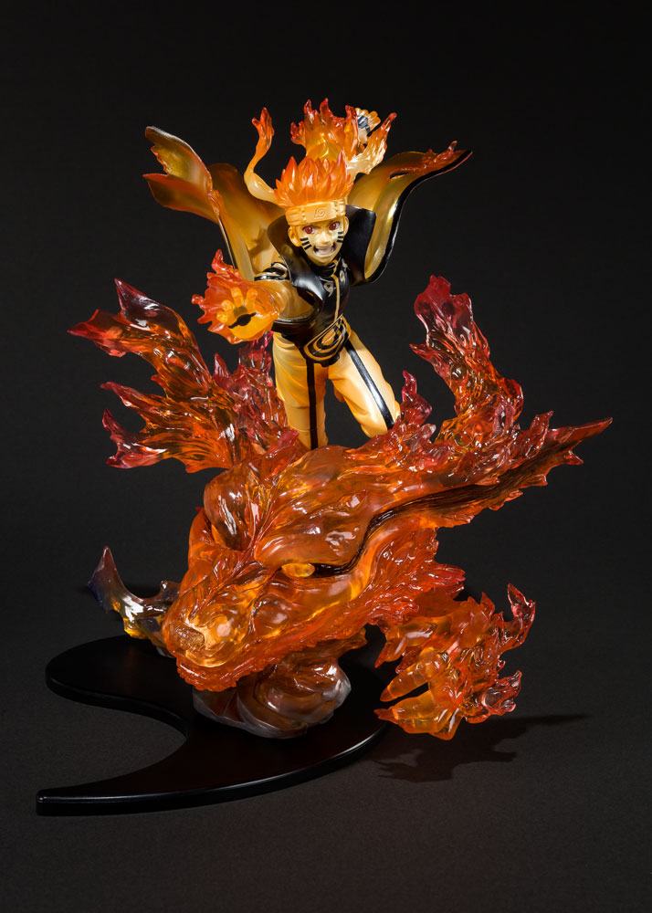 IN STOCK Naruto Shippuden FiguartsZERO PVC Statue Naruto Uzumaki (Kurama) Kizuna Relation 21 cm