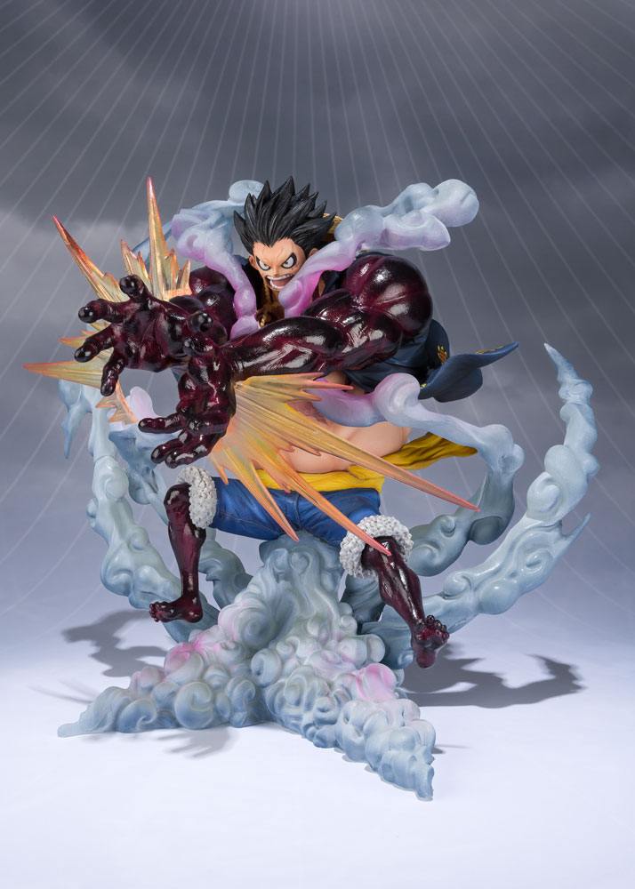 SU ORDINAZIONE One Piece FiguartsZERO PVC Statue Monkey D. Luffy Gear 4 Leo Bazooka Reissue 18 cm