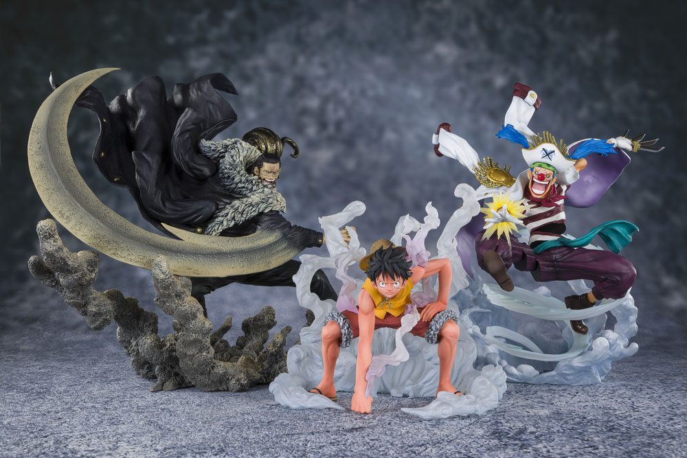 VORBESTELLUNG+ BEENDET 04/2026 One Piece FiguartsZERO PVC Statue Monkey D. Luffy Summit Battle Reissue 12 cm