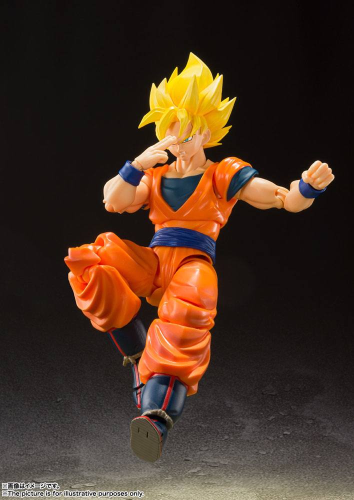PREORDINE ESAURITO Dragonball Z S.H. Figuarts Action Figure Super Saiyan Full Power Son Goku 14 cm