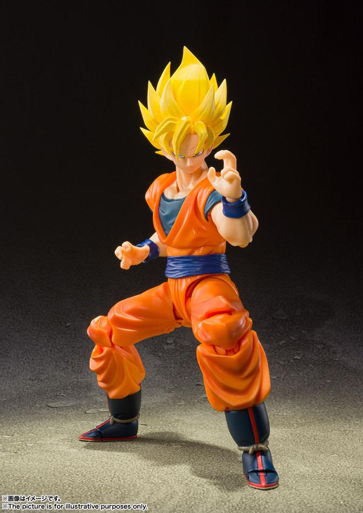 PREORDINE ESAURITO Dragonball Z S.H. Figuarts Action Figure Super Saiyan Full Power Son Goku 14 cm