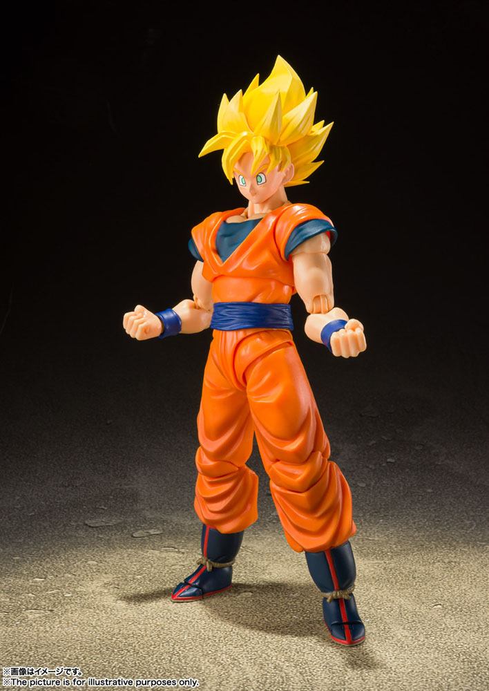 PREORDINE ESAURITO Dragonball Z S.H. Figuarts Action Figure Super Saiyan Full Power Son Goku 14 cm