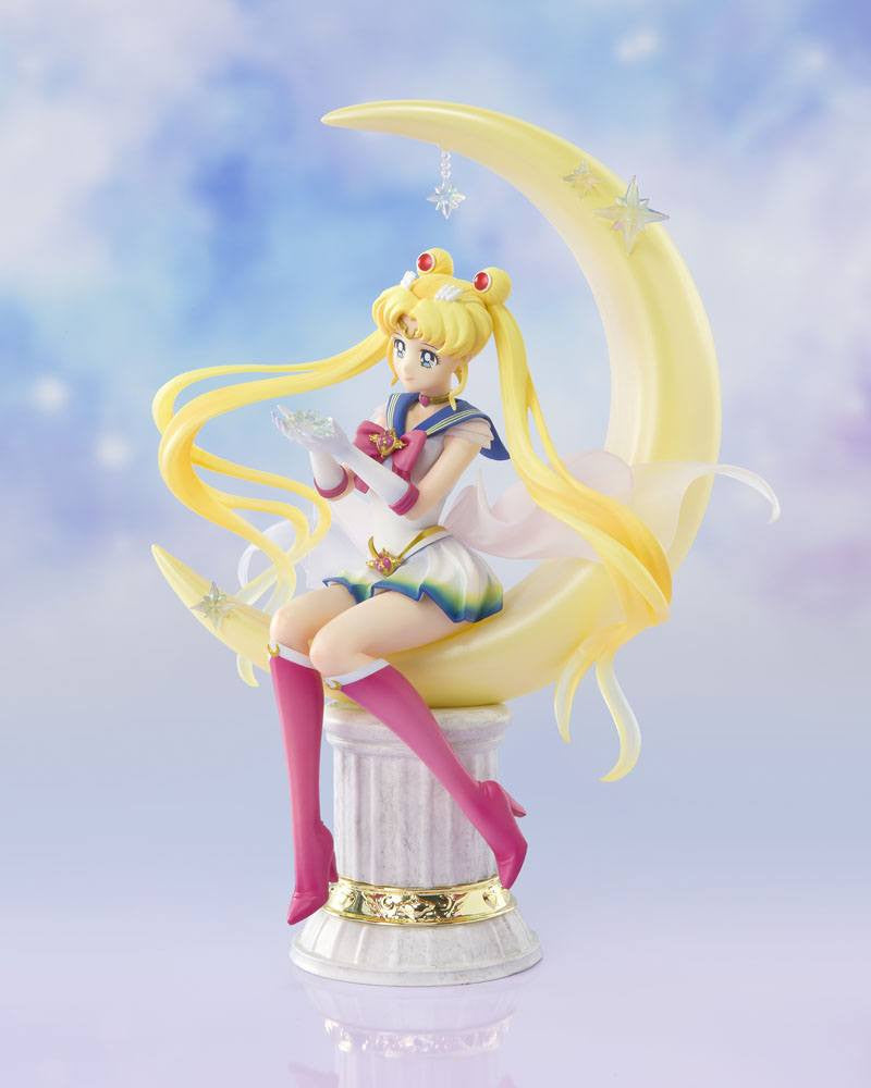 Sailor Moon Eternal FiguartsZERO Chouette PVC Statue Super Sailor Moon Bright Moon 19 cm