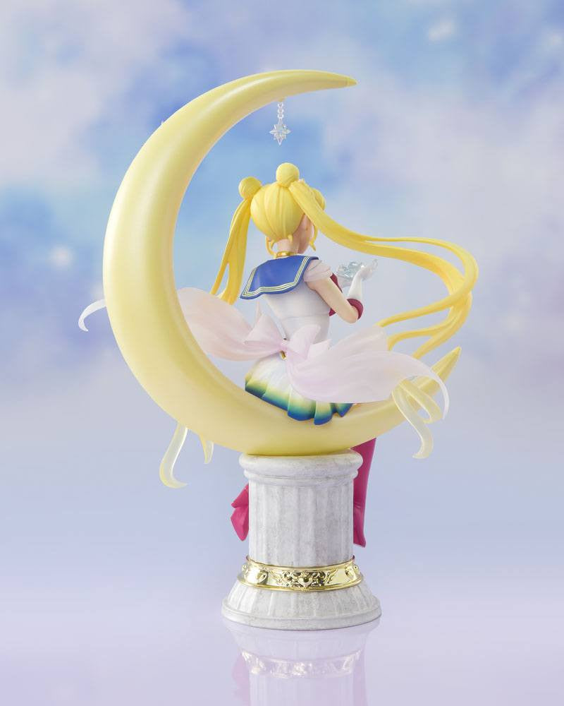 Sailor Moon Eternal FiguartsZERO Chouette PVC Statue Super Sailor Moon Bright Moon 19 cm