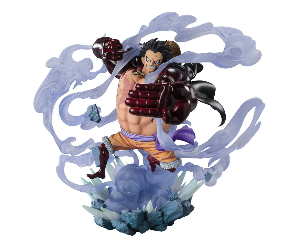 SU ORDINAZIONE One Piece FiguartsZERO PVC Statue Extra Battle Monkey D. Luffy Gear 4 Battle of Monsters on Onigashima 21 cm