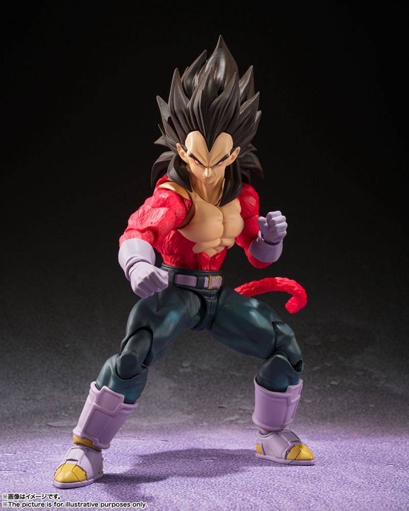 PREORDINE ESAURITO  Dragon Ball GT S.H. Figuarts Action Figure Super Saiyan 4 Vegeta 13 cm
