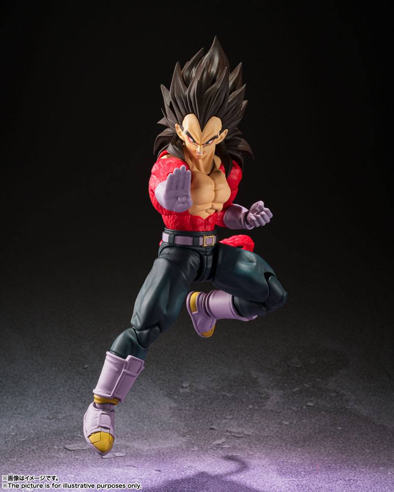 PREORDINE ESAURITO  Dragon Ball GT S.H. Figuarts Action Figure Super Saiyan 4 Vegeta 13 cm