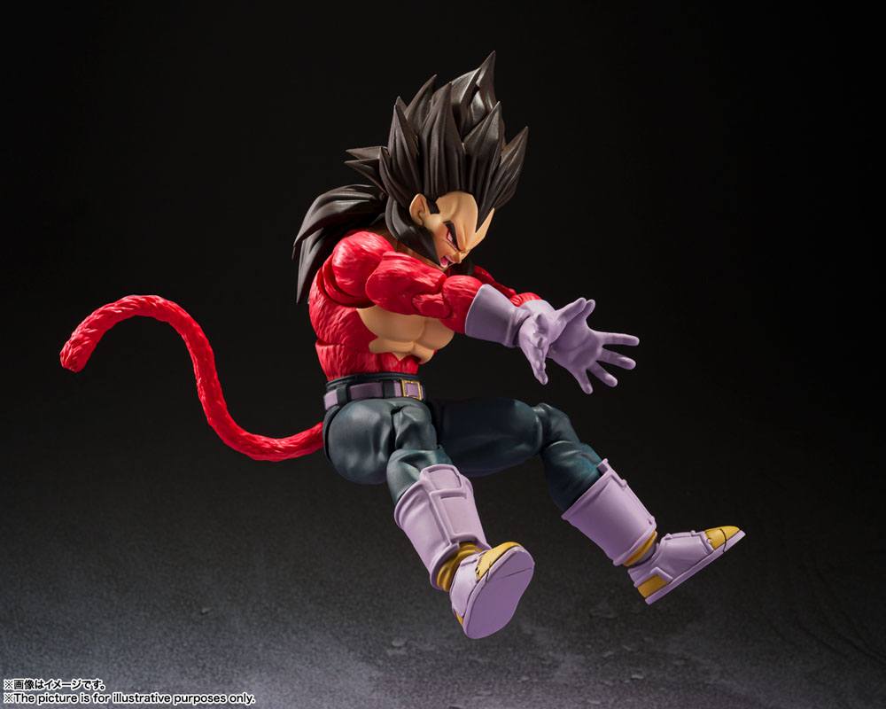 PREORDINE ESAURITO  Dragon Ball GT S.H. Figuarts Action Figure Super Saiyan 4 Vegeta 13 cm