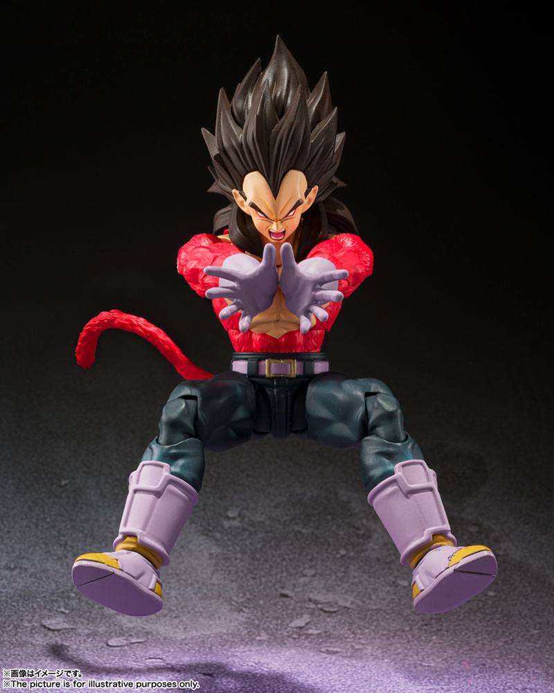 PREORDINE ESAURITO  Dragon Ball GT S.H. Figuarts Action Figure Super Saiyan 4 Vegeta 13 cm