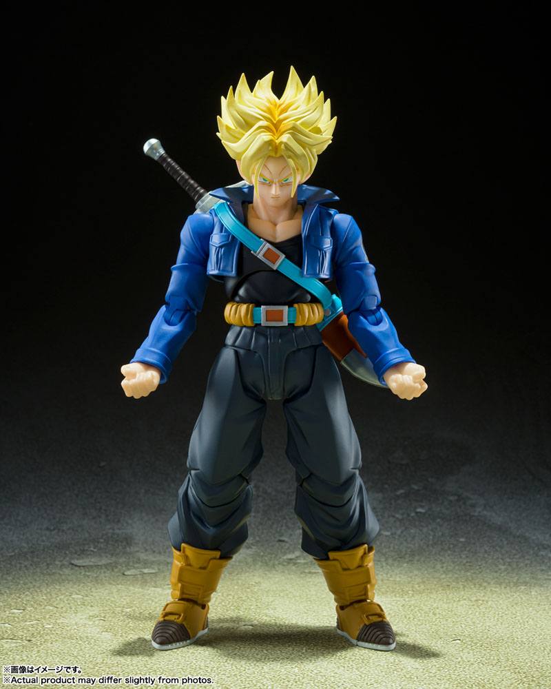 PREORDINE ESAURITO Dragon Ball Z S.H. Figuarts Action Figure Super Saiyan Trunks (The Boy From The Future) 14 cm
