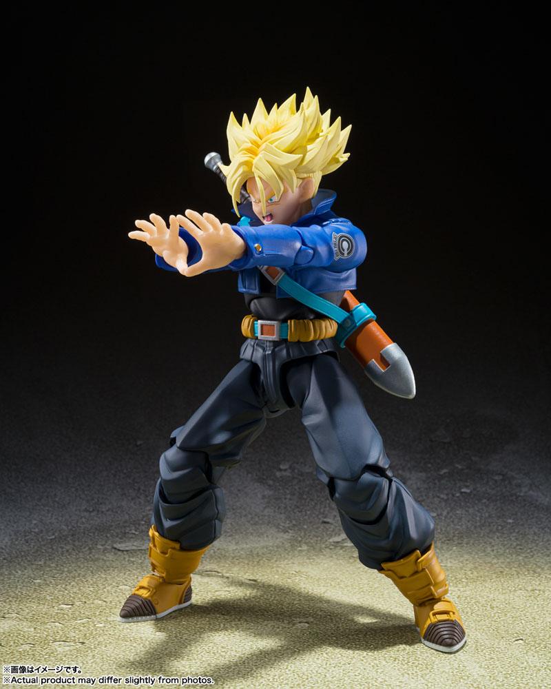 PREORDINE ESAURITO Dragon Ball Z S.H. Figuarts Action Figure Super Saiyan Trunks (The Boy From The Future) 14 cm