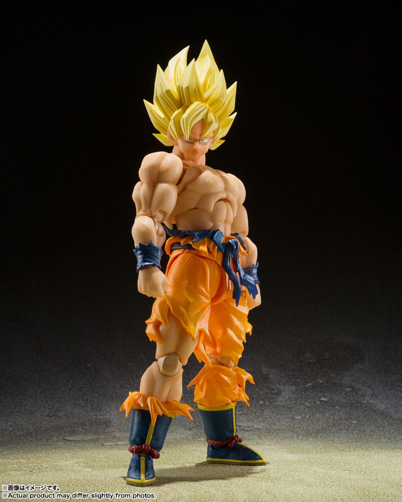 PREORDINE ESAURITO Dragon Ball Z S.H. Figuarts Action Figure Super Saiyan Son Goku - Legendary Super Saiyan - 14 cm