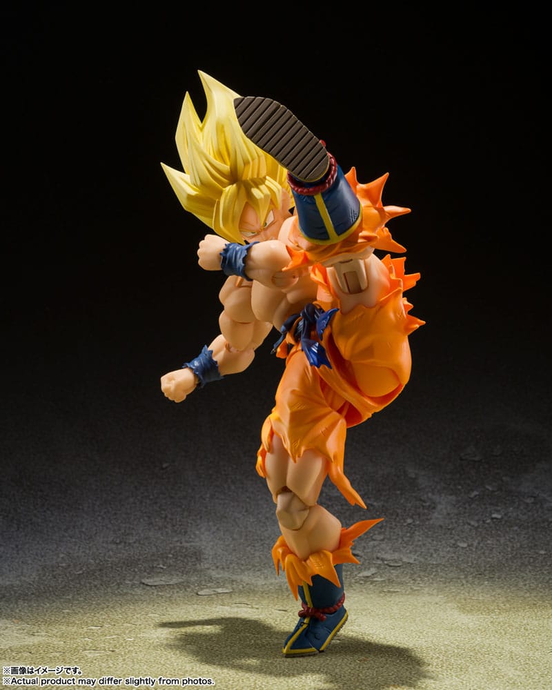PREORDINE ESAURITO Dragon Ball Z S.H. Figuarts Action Figure Super Saiyan Son Goku - Legendary Super Saiyan - 14 cm