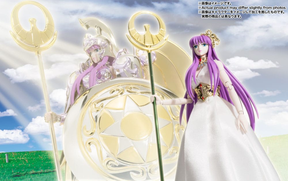 PREORDINE ESAURITO Saint Seiya Saint Cloth Myth Ex Action Figure Goddess Athena & Saori Kido 16 cm