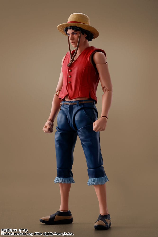 PREORDINE ESAURITO  One Piece S.H. Figuarts Action Figure Monkey D. Luffy (Netflix) 14 cm