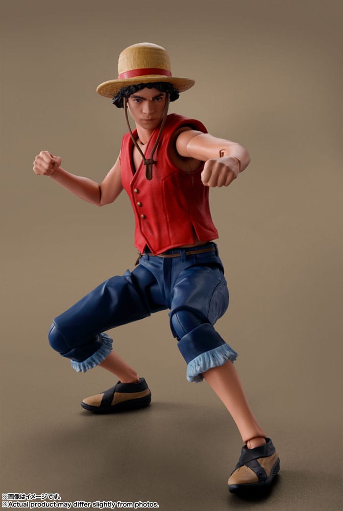 PREORDINE ESAURITO  One Piece S.H. Figuarts Action Figure Monkey D. Luffy (Netflix) 14 cm