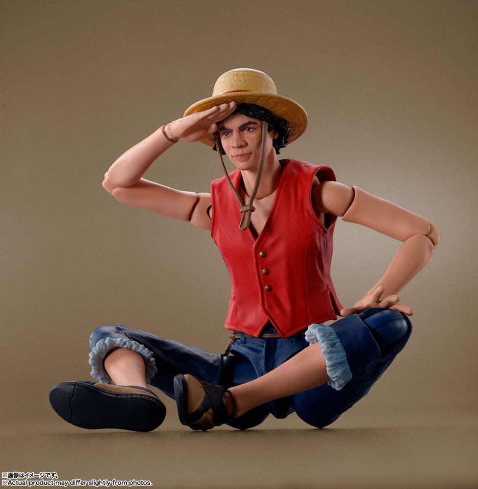 PREORDINE ESAURITO  One Piece S.H. Figuarts Action Figure Monkey D. Luffy (Netflix) 14 cm