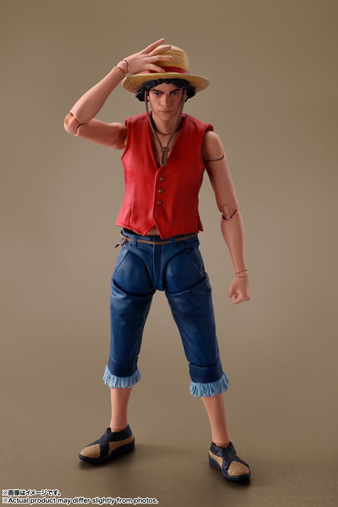 PREORDINE ESAURITO  One Piece S.H. Figuarts Action Figure Monkey D. Luffy (Netflix) 14 cm