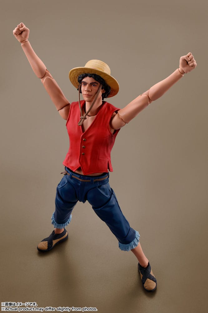PREORDINE ESAURITO  One Piece S.H. Figuarts Action Figure Monkey D. Luffy (Netflix) 14 cm