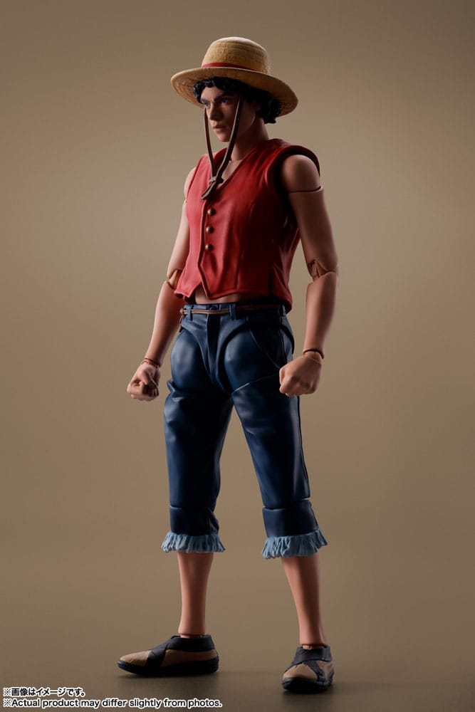 PREORDINE ESAURITO  One Piece S.H. Figuarts Action Figure Monkey D. Luffy (Netflix) 14 cm