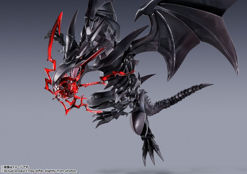PREORDINE ESAURITO Yu-Gi-Oh! Duel Monsters S.H. Monster Arts Action Figure Red-Eyes-Black Dragon 22 cm