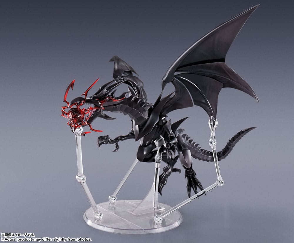 PREORDINE ESAURITO Yu-Gi-Oh! Duel Monsters S.H. Monster Arts Action Figure Red-Eyes-Black Dragon 22 cm