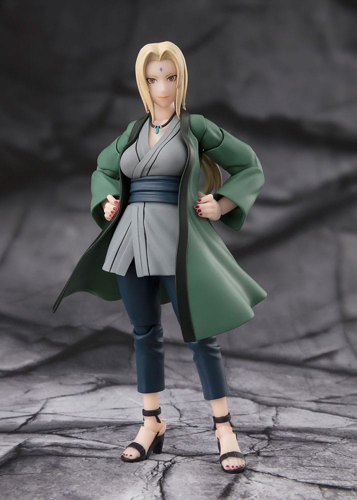 AUF BESTELLUNG Naruto SHFiguarts Actionfigur Tsunade Der legendäre Medical Ninja 14 cm