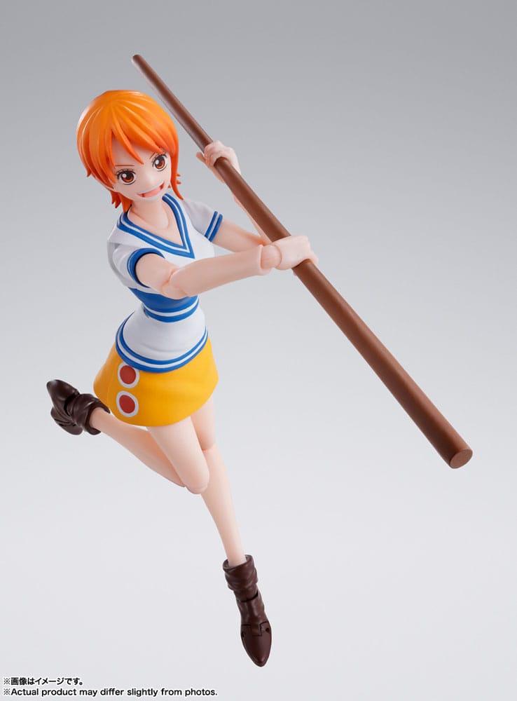 🧪 LAB | SU ORDINAZIONE One Piece S.H. Figuarts Action Figure Nami Romance Dawn 14 cm  