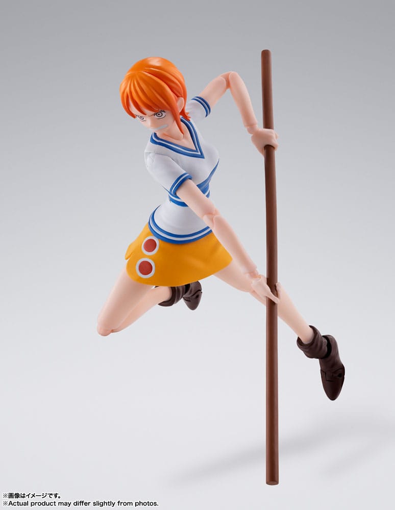 🧪 LAB | SU ORDINAZIONE One Piece S.H. Figuarts Action Figure Nami Romance Dawn 14 cm  