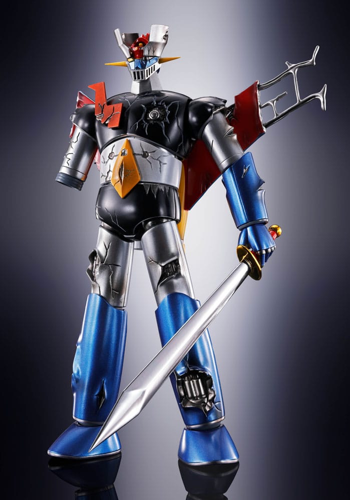 AUF BESTELLUNG Great Mazinger Soul of Chogokin Diecast Actionfigur GX-105D Great Mazinger Z Kakumei Shinka Damage Ver. 17 cm *SONDERPREIS*