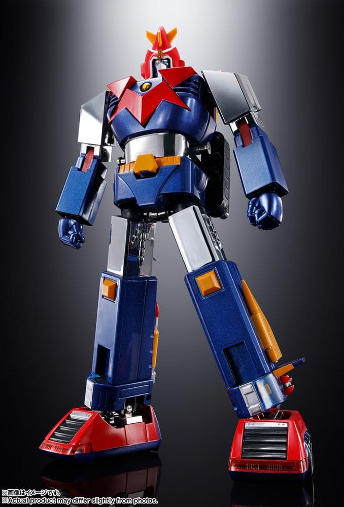 PREORDINE+ 05/2027 Super Electromagnetic Machine Voltes V Soul of Chogokin Diecast Action Figure GX-31SP Chodenji Machine Voltes V Chogokin 50th Ver. 25 cm