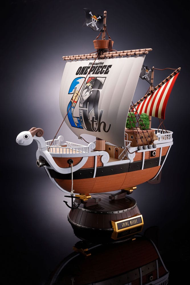 SU ORDINAZIONE One Piece Soul of Chogokin Diecast Action Figure Going Merry 25th Anniversary Memorial Edition 28 cm ESAURITO