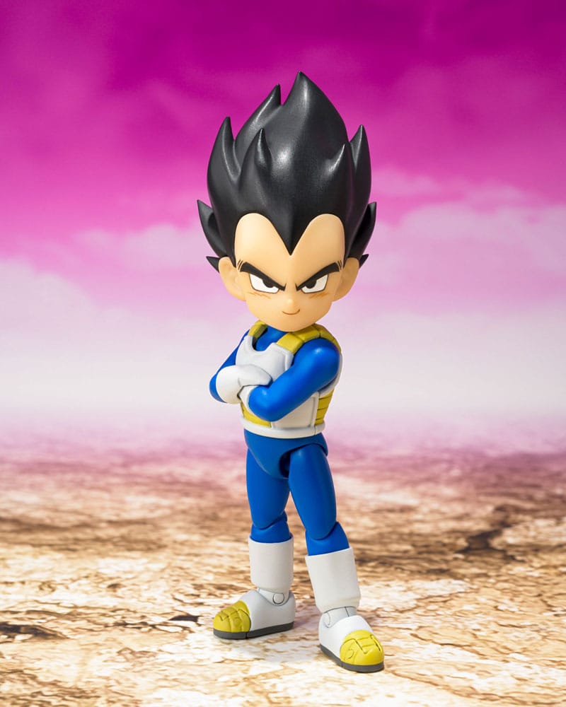 SU ORDINAZIONE Dragon Ball Daima S.H.Figuarts Action Figure Vegeta Mini 7 cm *PREZZO SPECIALE*