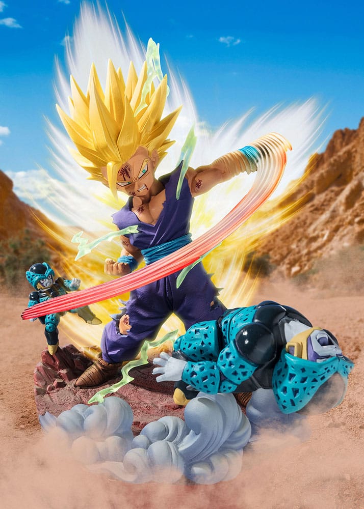 IN STOCK Dragon Ball FiguartsZERO Extra Battle PVC Statue Marshall Super Saiyan 2 Son Gohan -Anger Exploding Into Power- 20 cm