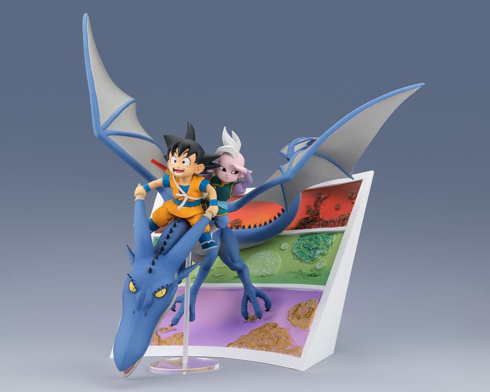 SU ORDINAZIONE Dragon Ball Figuarts ZERO PVC Statue Son Goku (mini) & Supreme Kai (mini) Welcome to the great Adventure! 23 cm  