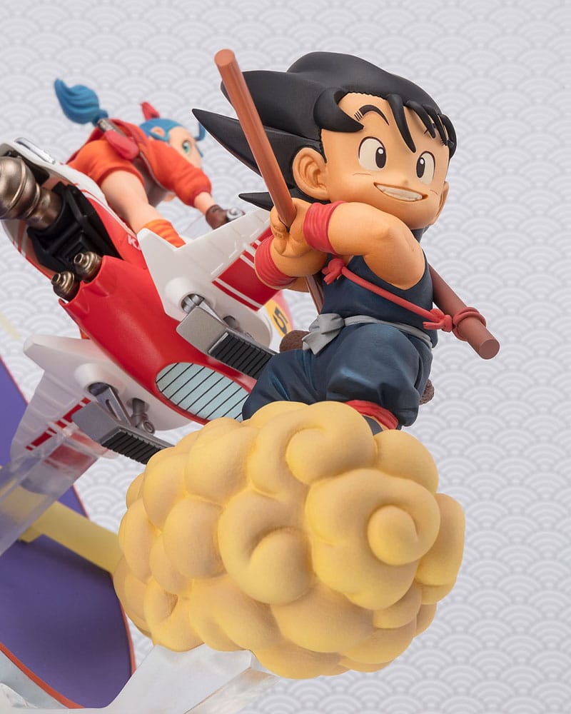 SU ORDINAZIONE Dragon Ball Figuarts ZERO PVC Statue Son Goku & Bulma 18 cm         